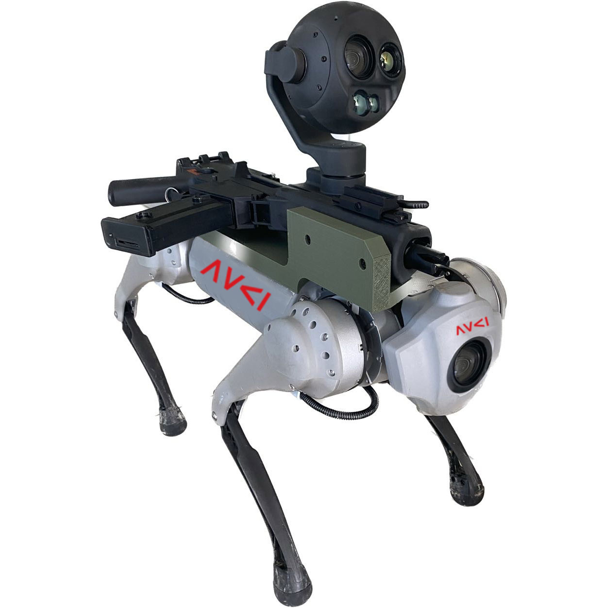 Armed Robot Wolf