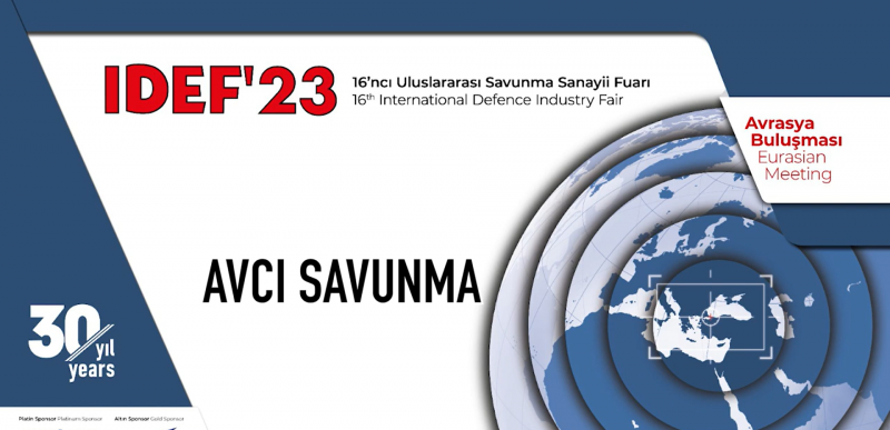 AVCI SANAYİ SAVUNMA IDEF FUARINDA